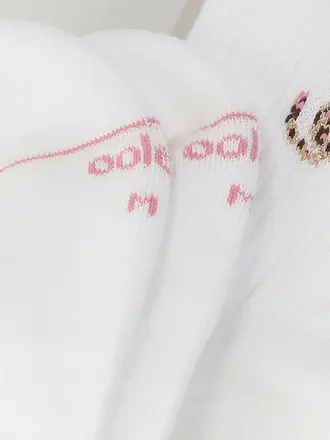 OOLEY | Calcetines ICON Leo Gold blanco | weiss
